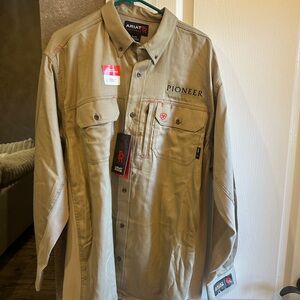 Ariat Tan Lightweight Shirt Jacket